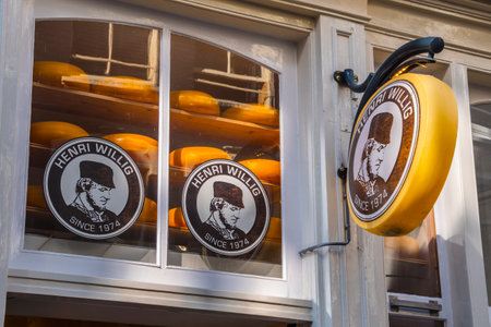 Typical Cheese Shop in Amsterdam - famous in the city