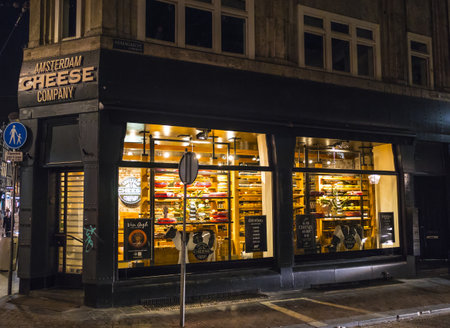 Amsterdam Cheese Company in the city centerのeditorial素材