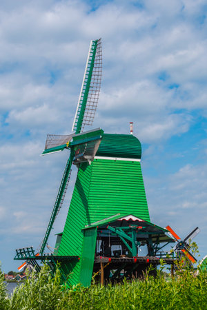 Most typical landmark in the Netherlands - the Windmillsのeditorial素材