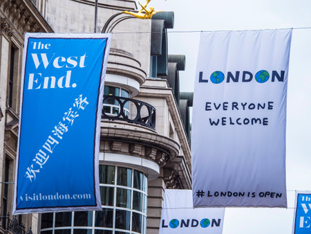 London West End - everyone welcomeのeditorial素材