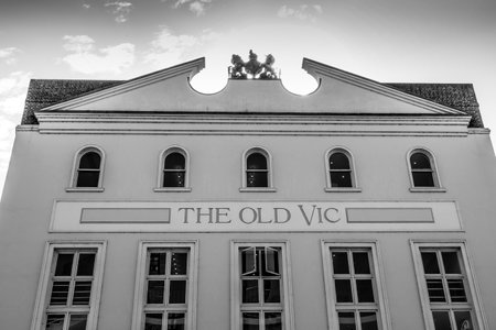 The Old Vic Theatre in London - LONDON / GREAT BRITAIN - SEPTEMBER 19, 2016のeditorial素材