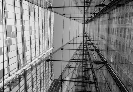 Amazing architecture at Canary Wharf - Londons financial district - LONDON / GREAT BRITAIN - SEPTEMBER 19, 2016のeditorial素材