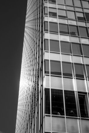 Amazing architecture at Canary Wharf - Londons financial district - LONDON / GREAT BRITAIN - SEPTEMBER 19, 2016のeditorial素材