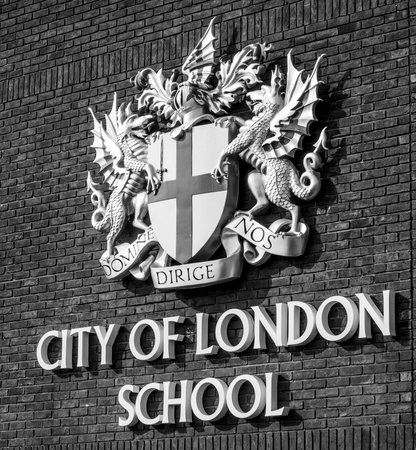 The City of London School - LONDON / GREAT BRITAIN - SEPTEMBER 19, 2016のeditorial素材