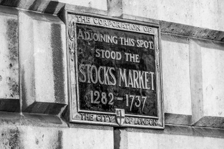 Former stocks market in London - LONDON / GREAT BRITAIN - SEPTEMBER 19, 2016のeditorial素材