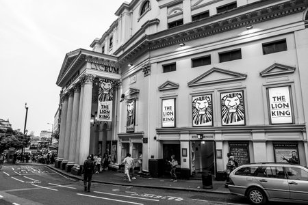 Famous Luceum Theatre in London - The Lion King Musical - LONDON / GREAT BRITAIN - SEPTEMBER 19,...