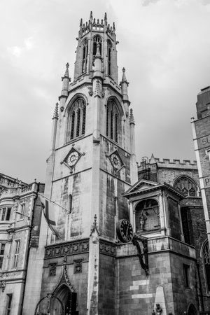 Romanian Saint George Church in London - LONDON / GREAT BRITAIN - SEPTEMBER 19, 2016のeditorial素材