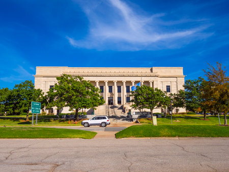 Oklahoma Judicial Center in Oklahoma City - OKLAHOMA CITY - OKLAHOMA - OCTOBER 18, 2017のeditorial素材