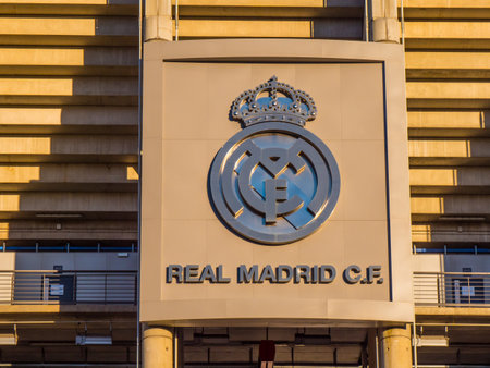 Famous Real Madrid Soccer Club - MADRID / SPAIN - FEBRUARY 20, 2018のeditorial素材