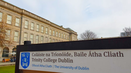 World famous Trinity College in Dublin