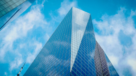 Bank of America skyscraper in Manhattan - NEW YORK, UNITED STATES - DECEMBER 4, 2018のeditorial素材