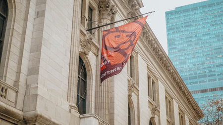 New York Public Library - NEW YORK, UNITED STATES - DECEMBER 4, 2018のeditorial素材