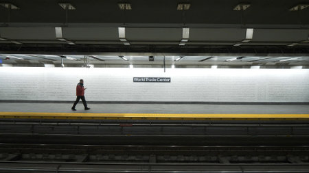 World Trade Center Subway station in Manhattan - NEW YORK, USA