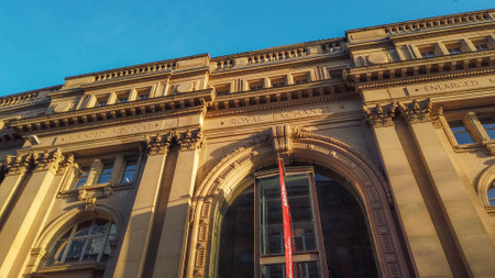 Royal Exchange Theatre in Manchester - MANCHESTER / ENGLAND - JANUARY 1, 2019のeditorial素材