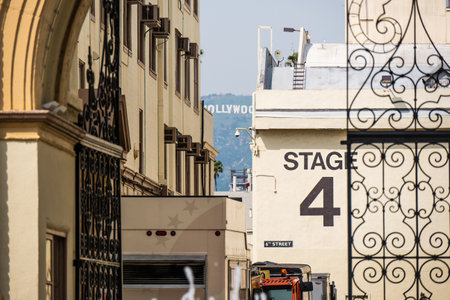 Paramount Pictures film studios at Los Angeles - CALIFORNIA, USA - MARCH 18, 2019