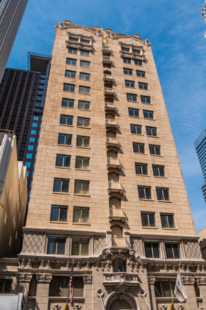 Beautiful building at Los Angeles Downtown - CALIFORNIA, UNITED STATES - MARCH 18, 2019のeditorial素材