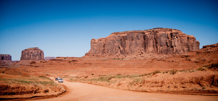 Monument Valley in Utah - UTAH, USA - MARCH 20, 2019のeditorial素材