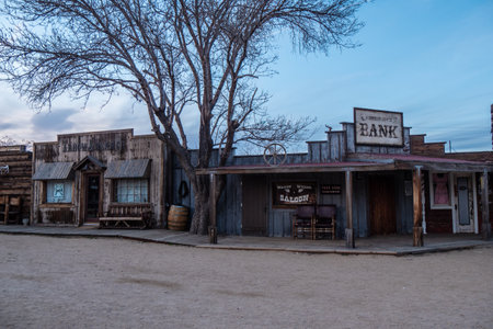 Pioneertown at the Morongo Basin in Calfornia - CALIFORNIA, USA - MARCH 18, 2019のeditorial素材