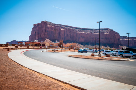Monument Valley in Utah - UTAH, USA - MARCH 20, 2019のeditorial素材