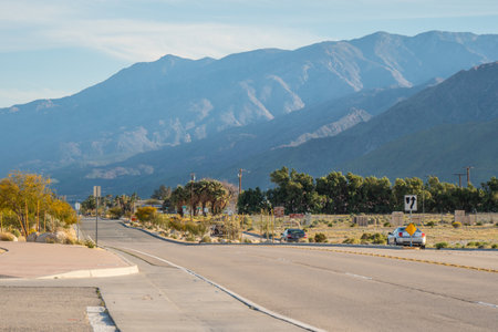 Road to Palm Springs California - CALIFORNIA, USA - MARCH 18, 2019のeditorial素材