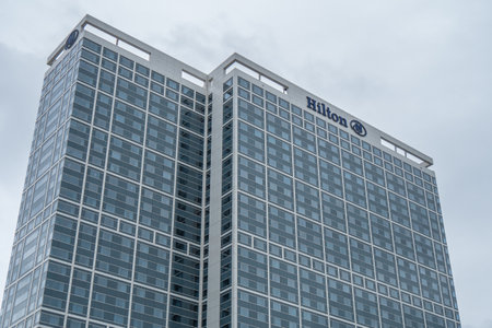 Hilton Hotel in San Diego - CALIFORNIA, USA - MARCH 18, 2019のeditorial素材