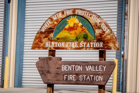 Benton Fire station - BENTON, USA - MARCH 29, 2019のeditorial素材