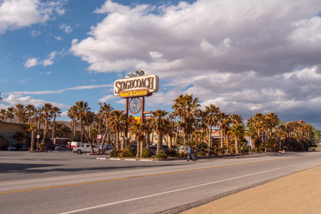 Stagecoach Hotel and Casino in Beatty - BEATTY, USA - MARCH 29, 2019のeditorial素材