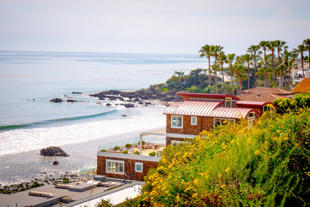 The beautiful coast of Malibu - MALIBU, USA - MARCH 29, 2019のeditorial素材