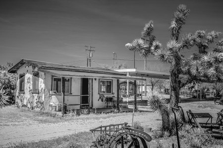 Typical Ghost Town in California - MOJAVE CA, UNITED STATES OF AMERICA - MARCH 29, 2019のeditorial素材