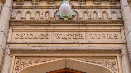 Chicago Water Works Building - CHICAGO, USA - JUNE 12, 2019