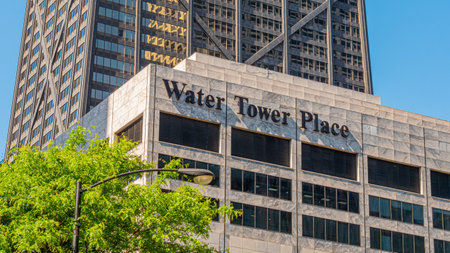 Water Tower Place in Chicago - CHICAGO, USA - JUNE 12, 2019のeditorial素材