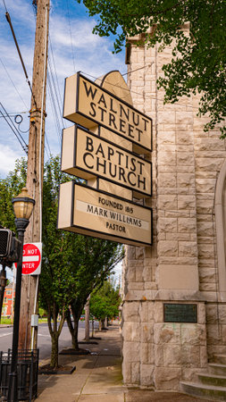 Walnut street Baptist Church in Old Louisville - LOUISVILLE. USA - JUNE 14, 2019