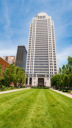 Mercer Tower Office building in Louisville - LOUISVILLE. USA - JUNE 14, 2019のeditorial素材