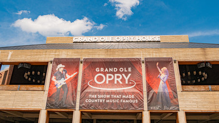 Famous landmark in Nashville - Grand Ole Opry - NASHVILLE, USA - JUNE 15, 2019のeditorial素材