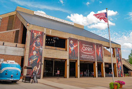 Famous landmark in Nashville - Grand Ole Opry - NASHVILLE, USA - JUNE 15, 2019のeditorial素材