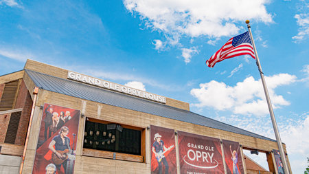 Famous landmark in Nashville - Grand Ole Opry - NASHVILLE, USA - JUNE 15, 2019のeditorial素材