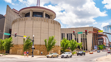 Country Music Hall of Fame in Nashville - NASHVILLE, USA - JUNE 15, 2019のeditorial素材