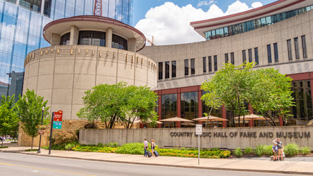 Country Music Hall of Fame in Nashville - NASHVILLE, USA - JUNE 15, 2019のeditorial素材