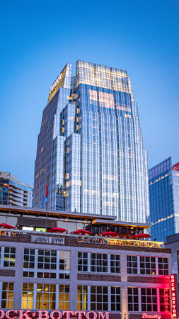 Pinnacle Tower in Nashville - NASHVILLE, USA - JUNE 15, 2019
