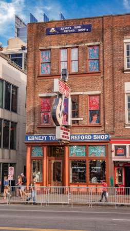 Ernest Tubb Record Store in Nashville - NASHVILLE, USA - JUNE 15, 2019のeditorial素材