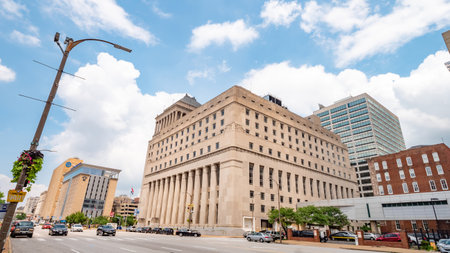 Carnahan Courthouse St. Louis City Circuit Court - ST. LOUIS, USA - JUNE 19, 2019のeditorial素材