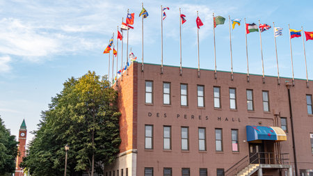 Des Peres Hall at Saint Louis University Campus - ST. LOUIS, USA - JUNE 19, 2019のeditorial素材