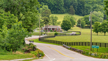 Leipers Fork street view in Tennessee - LEIPERS FORK, USA - JUNE 18, 2019