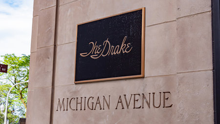 The Drake Hotel in Chicago - CHICAGO, USA - JUNE 11, 2019