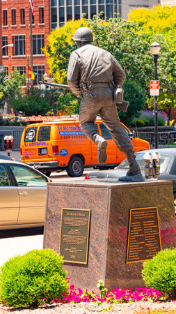 The Medal of Honor Monument in Louisville - LOUISVILLE, USA - JUNE 14, 2019のeditorial素材