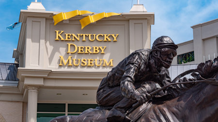 Kentucky Derby museum in Louisville - LOUISVILLE, USA - JUNE 14, 2019のeditorial素材