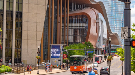 Music City Center in Nashville - NASHVILLE, USA - JUNE 15, 2019のeditorial素材