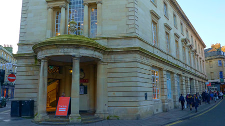 Cityscapes of Bath England - BATH, UNITED KINGDOM - DECEMBER 30, 2019のeditorial素材