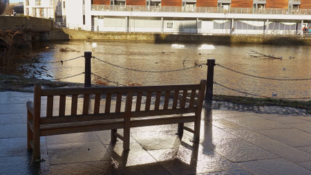 Beautiful district of Leith in Edinburgh - EDINBURGH, UNITED KINGDOM - JANUARY 10, 2020のeditorial素材