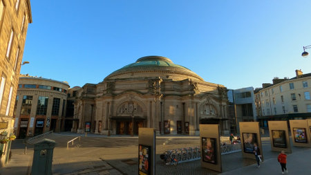 Famous Usher Hall - cityscapes of Edinburgh - EDINBURGH, UNITED KINGDOM - JANUARY 11, 2020のeditorial素材